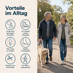 Vorteile der Ortavio ArcCore Einlegesohlen im Alltag